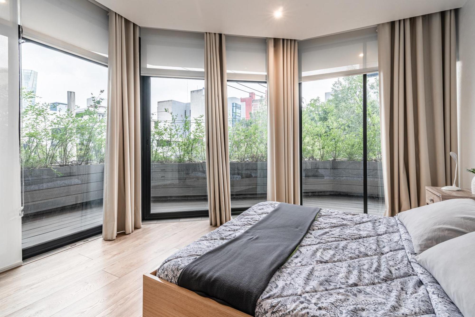 Insurgentes Private Balcony, Roof Lounge Apartment